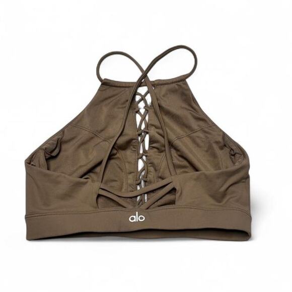 Alo Brown Women’s Size Small Sports Bra - Picture 2 of 4